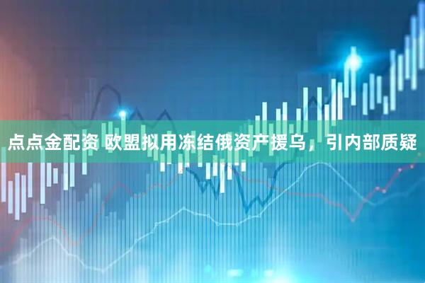 点点金配资 欧盟拟用冻结俄资产援乌，引内部质疑